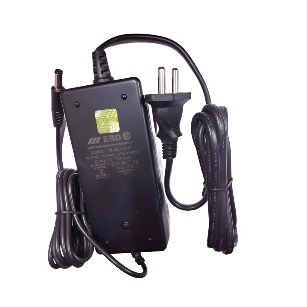 ERD Smps Power Adapter 12v/3a For 8ch DVR (PS068) view 2